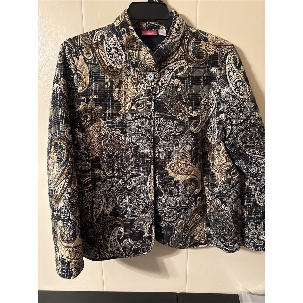 Campanella Women's Quilted Blazer Style Coat